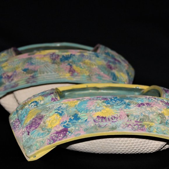 Vintage Vista Alegre Planter | Made in Portugal | Footed Planter with Ha… - Picture 14 of 15